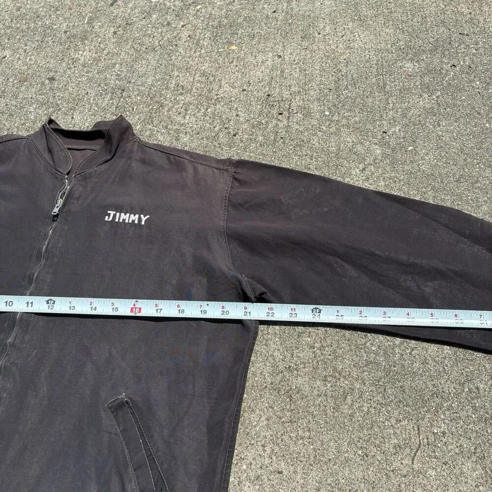 Vintage 1960s USAF 416th Bombardment Wing KC-135 Souvenir Jacket Conmar Zipper
